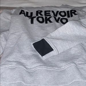 Cropped Sweatshirt. AuRevoir Tokyo.